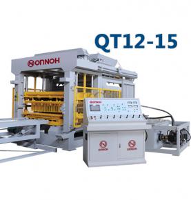 QT12-15 automatic cement brick machine