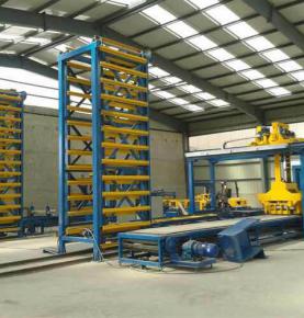 Full automatic concrete block production line case