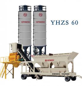 YHZS60 concrete batching plant