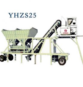 YHZS25 concrete batching plant