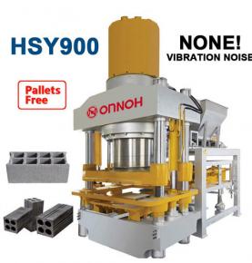 HSY900 double hydraulic press block machine