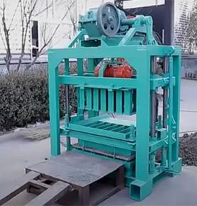 manul concrete block making machine video