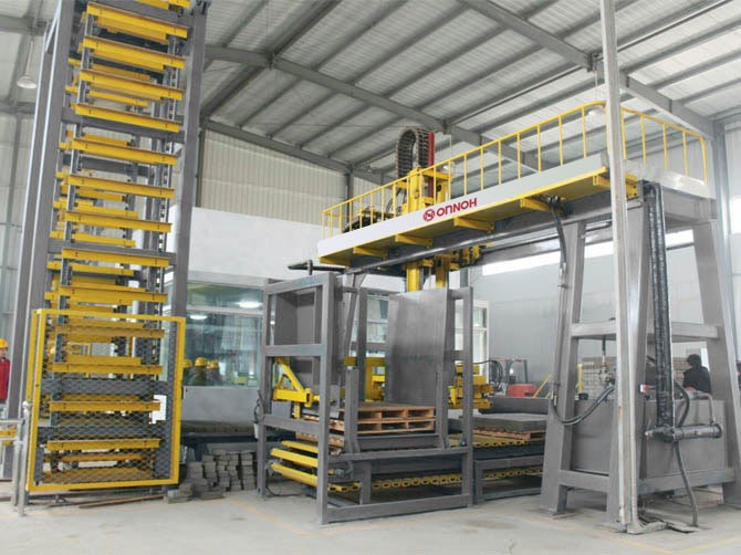 full automatic concrete block machine case