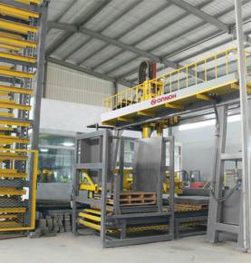 full automatic concrete block machine case