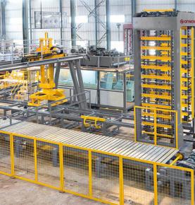 Automatic concrete block making machine case