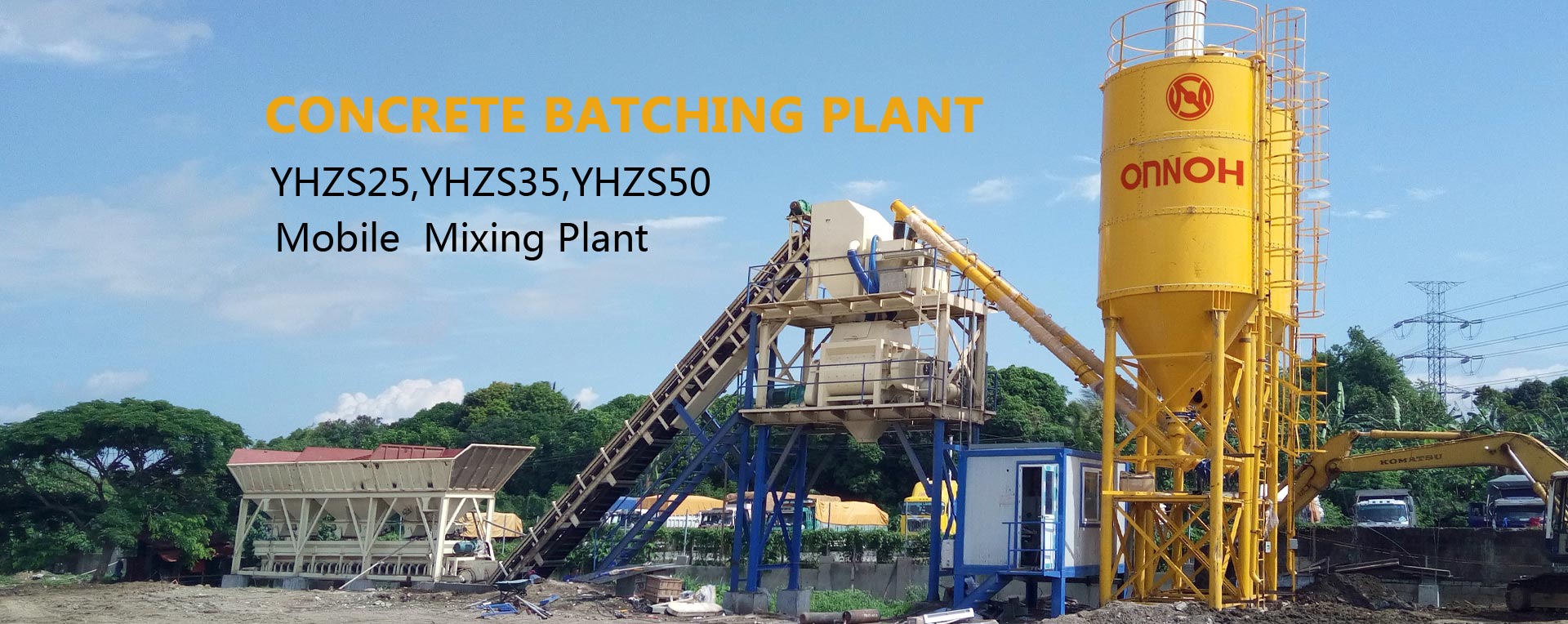 Mobile Concrete Batching Plant