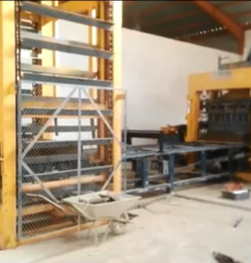 Fully automatic concrete  block brick making machine line paver block line