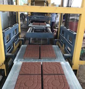 Color paver interlock block making machine