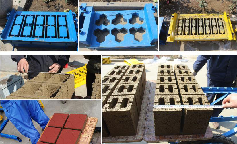 color brick making machine