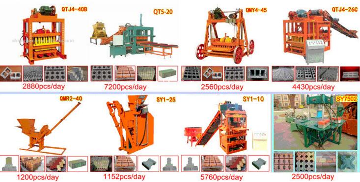 solid cement brick machine