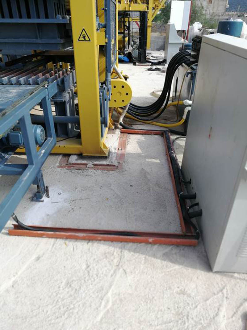 Cement block machine wiring steps